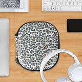 Geekria NOVA On-Ear Headphones Case Compatible with JBL Tune 510BT/660NC/560BT/500BT, Jr 310BT, Replacement Hard Shell Travel Carrying Bag with Cable Storage (Leopard Print)