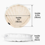 Geekria NOVA Headphones Case Compatible with JBL Tune 510BT/520BT, AKG Y50BT, Y500, Replacement Extra Hard Shell Travel Carrying Bag (SeaShell white)