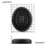 Geekria QuickFit Replacement Ear Pads for Bose 700 Noise Cancelling, NC700 Headphones Ear Cushions (Black)