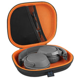 Geekria Shield Headphones Case Compatible with Skullcandy Riff2, Riff, Lowrider and More, Replacement Hard Shell Travel Carrying Bag with Cable Storage (Black)