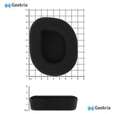Geekria Sport Cooling-Gel Replacement Ear Pads for Turtle Beach Stealth 600 Gen 3, Gen 2 Headphones Ear Cushions, Repair Parts (Black)