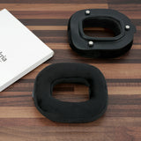 Geekria Comfort Velour Replacement Ear Pads for Astro A50 Gen 4, 1 Pair Ear Cushions Repair Parts (Black)