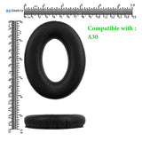 Geekria QuickFit Replacement Ear Pads Compatible with Bose A30 Aviation Headphones, Ear Cushions (Black)