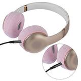 Geekria 2 Pairs Knit Headphones Ear Covers - Product Safety Certified - Washable & Stretchable Sanitary Earcup Protectors for On-Ear Headsets, Sweat Pads for Gym, Meeting (Size S / Pink)