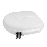 Geekria Shield Headphones Case Compatible with Sony, Bose, EDIFIER, Audio Technica and More, Replacement Hard Shell Travel Carrying Bag with Cable Storage (White)