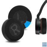 Geekria Sport Cooling-Gel Replacement Ear Pads Compatible with Jabra Evolve 75UC/ 75/ 75+/ 75MS (Not fit for Jabra Evolve2 75 PC Wireless) Headphones, Ear Cushions (Black)