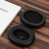Geekria Elite Sheepskin Replacement Ear Pads for Bang & Olufsen Beoplay H95 (1266100) Headphones Ear Cushions, Repair Parts (Black)