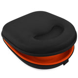 Geekria Shield Headphones Case for Lay Flat On-Ear Headphones, Replacement Hard Shell Travel Carrying Bag with Cable Storage, Compatible with Bose, EDIFIER, Grado and More Headsets (Black)