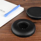 Geekria QuickFit Replacement Ear Pads for AKG Y50/ Y50BT/ Y55/ K618/ K619 (Not Suitable for AKG Y500) Headphones Ear Cushions, Repair Parts with Video Guide (Black)