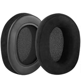 Geekria Comfort Microfiber Replacement Ear Pads for Audio-Technica ATH-M50, M50X, M60X, M50S, M50cwh, M50xBT2, ATH-M45/M35/M30/M20 Headphones Ear Cushions, Repair Parts (Black)