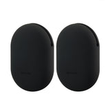 Geekria Earbuds Silicone Case Compatible with Beats PowerBeats, Jabra Sport Pace, SoundSport, In-Ear, Earbud Protection Squeeze Pouch / Pocket Soft Earphone Storage Bag (Black, Size M, 2 Packs)