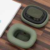Geekria Elite Sheepskin Replacement Ear Pads for Apple AirPods MAX (A2096)/MAX2 (A3184) Headphones Ear Cushions, Repair Parts (Green)