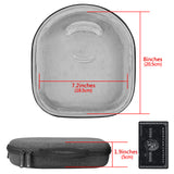 Geekria Shield Headphones Case Compatible with Bose QC Ultra II, QC 45/35II Gaming/25, Replacement Hard Shell Travel Carrying Bag with Cable Storage (Dark Grey)