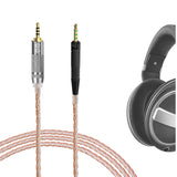 Geekria Apollo 2.5mm Replacement Audio Cable Compatible with Sennheiser HD620S HD599 HD598 HD505 HD550, Hi-Res Audiophile HiFi Headphones Upgrade Cord (4ft/1.2m)