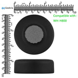 Geekria Replacement Ear Pads for Sony WH-H800 Headphones Ear Cushions, Repair Parts (Ash Black)
