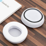 Geekria Sport Cooling-Gel Replacement Ear Pads for SteelSeries Arctis Nova Pro Wired/ Nova1/ 1P/ 1X/ Nova3/ 3P/ 3X/ Nova4/ 4P/ Nova5/ 5P/ 5X/ Nova7/ 7P/ 7X Headphones (White/Grey)