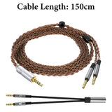 Geekria Apollo Single Crystal Copper Upgrade Cable Compatible with VZR Model One / MKII Gaming Headset, 3.5mm Stereo Replacement Audio Cord, Improved Connector Stability (4.9 ft / 1.5 m)