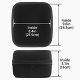 Geekria Shield Case for Large Sized Over-Ear Headphones, Replacement Protective Hard Shell Travel Carrying Bag with Cable Storage, Compatible with Beyerdynamic DT880Pro, AKG K701 Headsets