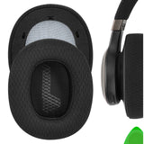 Geekria Comfort Mesh Fabric Replacement Ear Pads for JBL Live 650 BTNC, Lifestyle E65BTNC, Duet NC, Live 660 BTNC Ear Cushions, Repair Parts (Black)