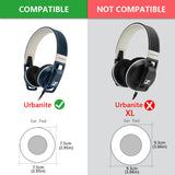 Geekria Comfort Fabric Replacement Ear Pads for Sennheiser Urbanite On-Ear Headphones (Not Compatible with Sennheiser Urbanite XL) Ear Cushions, Repair Parts (Black)
