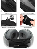 Geekria Short Replacement Medium Hook and Loop Headband Cover + Velour Pad Set, Compatible with Skullcandy, Bose, JBL, Sony Headphones Accessory, Easy DIY Installation (Black)