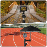 Geekria 10FT Sports Video Camera Tripod Stand, 122in/310cm Air-Cushioned Telescoping Light Stand, Compatible with XbotGo, Veo, Trace, Pixellot, Hudl, Ballercam, Reeplayer, SOLOSHOT Cameras