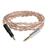Geekria Apollo Silver-Plated Upgrade Audio Cable Compatible with Sennheiser HD 620S/599/598/560S/400PRO/579/569/550/505 Headphones, 4.4mm to 2.5mm Replacement Cord (4 ft / 1.2 m)