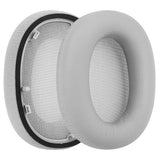 Geekria Elite Sheepskin Replacement Ear Pads for SONY WH-1000XM6 Headphones Ear Cushions, Repair Parts (Silver)