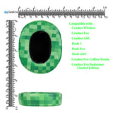 Geekria QuickFit Replacement Ear Pads Compatible with Skullcandy Crusher Wireless/EVO/ANC, Hesh 3/EVO/ANC, Venue ANC Headphones, Ear Cushions (MC Grass)