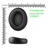 Geekria QuickFit Replacement Ear Pads for JBL Everest Elite 700, V700NXT Headphones Ear Cushions, Repair Parts (Black)