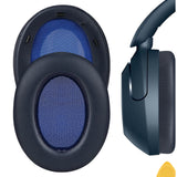 Geekria QuickFit Replacement Ear Pads for SONY WH-XB910N Headphones Ear Cushions, Headset Earpads, Ear Cups Cover Repair Parts (Blue)