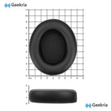 Geekria Elite Sheepskin Replacement Ear Pads for Beats Studio Pro Headphones Ear Cushions, Repair Parts (Black)