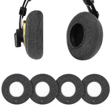 Geekria 2 Pairs Knit Headphones Ear Covers with OEKO-TEX & SGS Product Safety, Washable & Stretchable Earcup Protectors for Over-Ear Headsets, Sweat Pads for Gym ( Size L/ Dark Gray )
