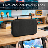 Geekria Carrying Case Compatible with Nintendo Switch 2 (2025), Protective Hard Shell Travel Bag with Space for Console, Game Cards, AirTag and Accessories (Dark Grey)