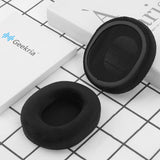 Geekria Comfort Velour Replacement Ear Pads Compatible with ASUS ROG Pelta Headphones Ear Cushions, Headset Earpads, Ear Cups Cover Repair Parts (Black)