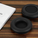 Geekria QuickFit Replacement Ear Pads for Bang & Olufsen Beoplay H4/H6/H7/H9/H9i/HX, Portal Headphones Ear Cushions, Repair Parts (Black / No Plastic Clip)