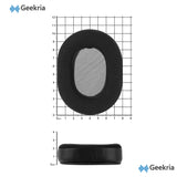Geekria Comfort Mesh Fabric Replacement Ear Pads Compatible with Plantronics RIG 800 Pro, RIG 600 Pro, RIG 900 MAX, RIG 700HX Headphones, Ear Cushions Repair Parts (Black)