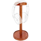 Geekria Wooden Headphones Stand for Over-Ear Headphones, Gaming Headset Holder, Desk Display Hanger with Storage Base Compatible with Sennheiser, Bose, Beats, Razer, HyperX, Sony (Walnut)