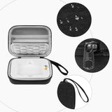 Geekria Audio Interface Carrying Case, Compatible with Teenage Engineering CM-15, EVA Hard Shell Portable Travel Bag (Dark Gray)