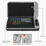 Geekria Audio Interface Carrying Case, Compatible with Akai Professional MPC Live III, EVA Hard Shell Portable Travel Bag (Dark Gray)