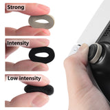 Geekria Precision Rings, Aim Assist Motion Controller Suitable for PlayStation 5, PS5, Xbox One / Series X, Switch Pro, Control (12 Rings)