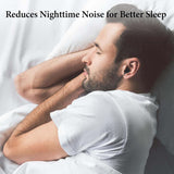 Geekria Sleeping Headphones for Side Sleepers, USB-C Wired Soft Silicone In-Ear Earbuds with Mic & Volume Control, Noise Cancelling Earphones for Sleep, Travel & Meditation (3.9FT)
