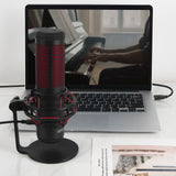 Geekria for Creators Mini-USB to USB Microphone Cable 10 ft / 300 CM, Compatible with HyperX QuadCast SAMSON Meteor, Audio-Technica AT2005USB, FIFINE K690, K678 Balanced Mic Cord (Black)
