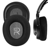 Geekria Comfort Mesh Fabric Replacement Ear Pads for SteelSeries Arctis Nova Pro Wired/ Nova1/ Nova3/ Nova7, Turtle Beach Airlite Fit Wired Headphones, Ear Cushions with Video Guide (Black)