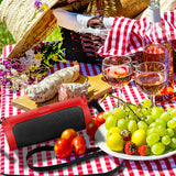 Geekria Silicone Speaker Case Cover, Compatible with JBL Charge 5, Protective Waterproof Soft Skin, Replacement Portable Speakers Travel Carrying Sleeve with Shoulder Strap (Red)