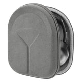 Geekria Shield Headphones Case for Foldable Over-Ear Headphones, Hard Shell Travel Carrying Bag, Compatible with Soundcore, JBL, B&O, Sony Headsets (Microfiber Grey)