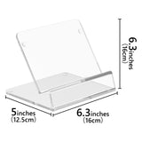 Geekria Keyboard Display Stand, Acrylic Mechanical Gaming Keyboard Holder for 60%, 75%, 80%, 96% Computer keyboard (transparent)