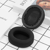 Geekria Mesh Fabric Replacement Ear Pads Compatible with Sony INZONE H7 (WH-G700), INZONE H9 (WH-G900N) Headphones Ear Cushions, Repair Parts (Black)