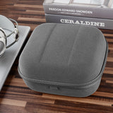 Geekria Shield Case Compatible with AKG K872 Master, K872, K812, K712 PRO, K702, K701, K612 PRO Case, Replacement Protective Hard Shell Travel Carrying Bag with Cable Storage (Microfiber Grey)