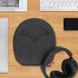 Geekria Shield Headphones Case for Over-Ear Headphones, Replacement Hard Shell Travel Carrying Bag with Cable Storage, Compatible with JBL, Soundcore SpaceOne, BANG & OLUFSEN Headsets (Dark Grey)